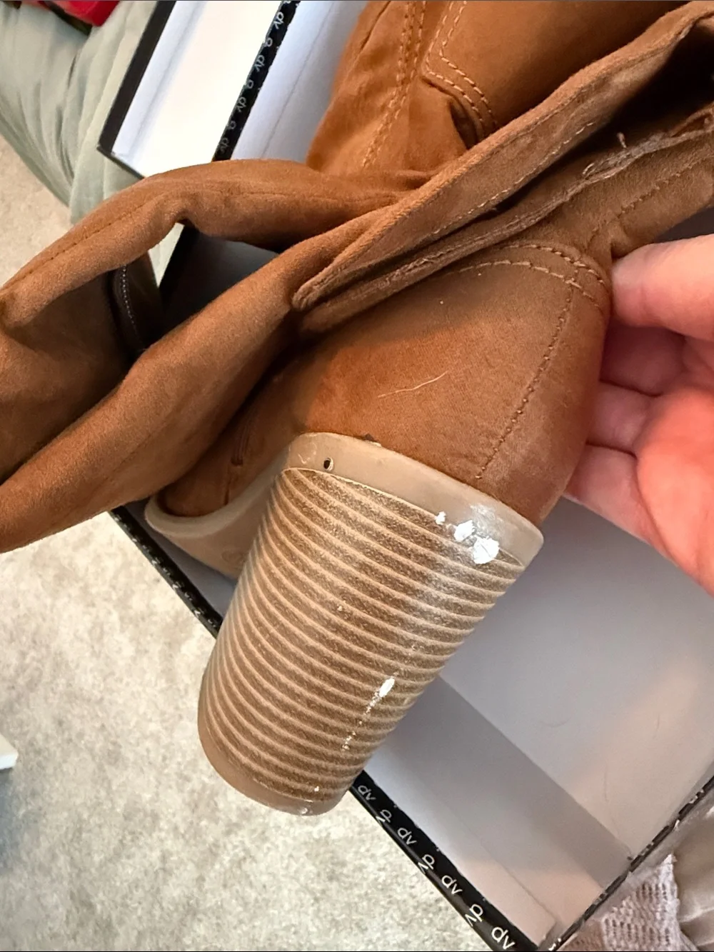 DV  by Dole Vita Knee Boots, Never Worn, 10